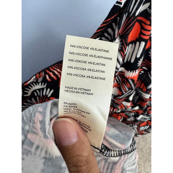 Free People Daria Halter Maxi Dress Black Combo NWT XL - Picture 7 of 11